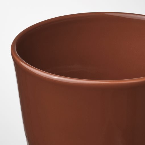 KLOTLÖNN, plant pot with saucer in/outdoor, 12 cm, 705.982.65