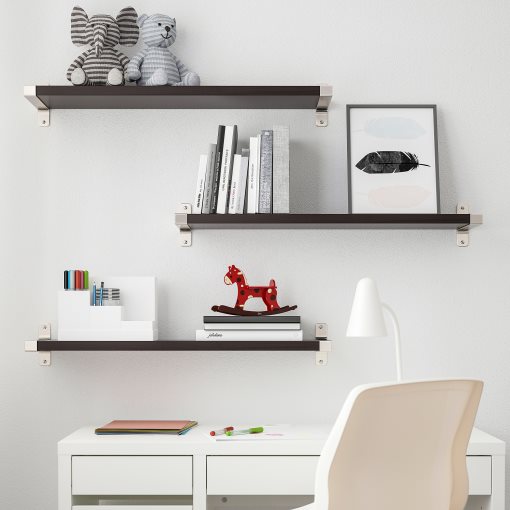 BERGSHULT/GRANHULT, wall shelf combination, 80x20 cm, 792.910.77