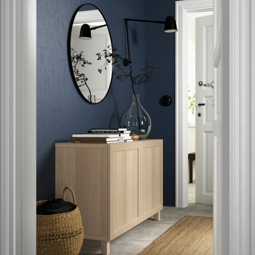 BESTÅ, storage combination with doors, 120x42x74 cm, 794.214.27