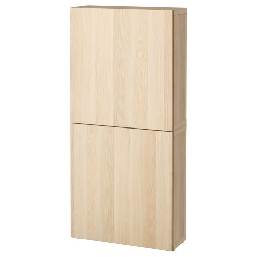 BESTÅ, wall cabinet with 2 doors, 60x22x128 cm, 794.219.60