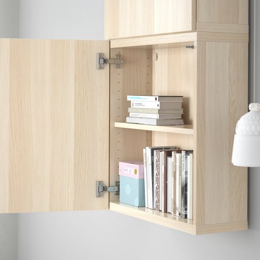 BESTÅ, wall cabinet with 2 doors, 60x22x128 cm, 794.219.60