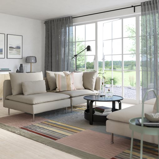 SÖDERHAMN, 3-seat sofa with open end, 794.496.95
