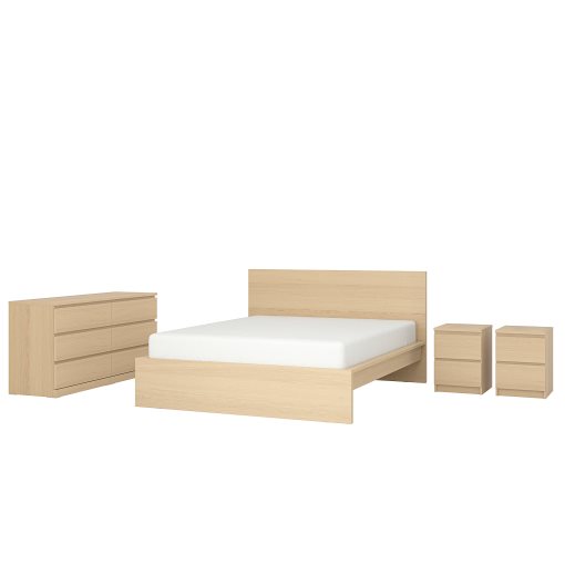 MALM, bedroom furniture/set of 4, 160x200 cm, 794.951.59