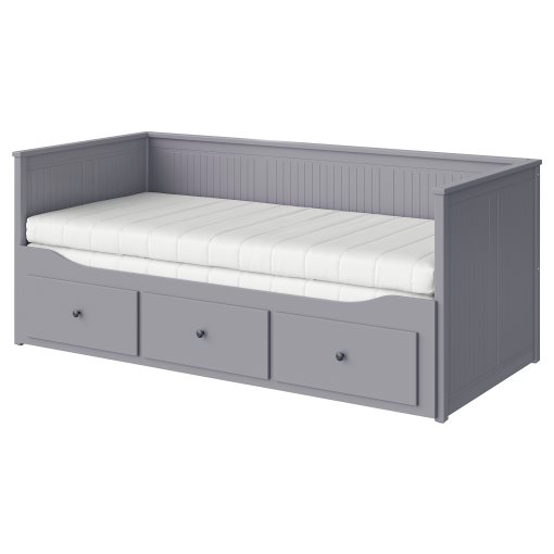 HEMNES, κρεβάτι επισκέπτη day bed 3 συρτάρια/2 στρώματα, 80x200 cm, 795.214.79