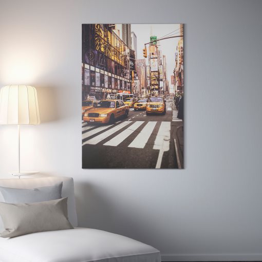 PJÄTTERYD, picture/New York taxi cab, 70x100 cm, 803.291.59