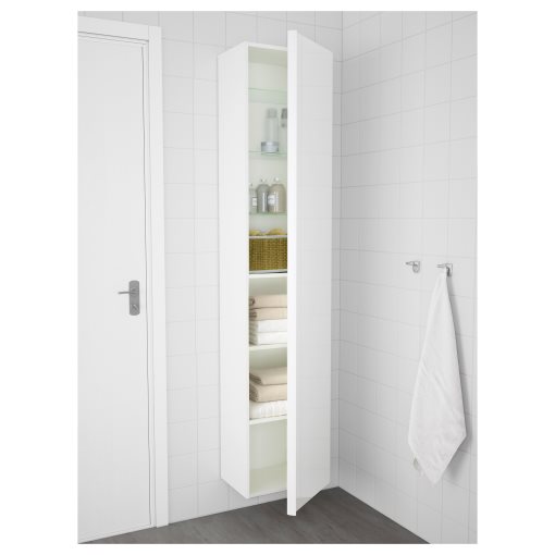 GODMORGON, high cabinet/high-gloss, 40x32x192 cm, 803.440.65