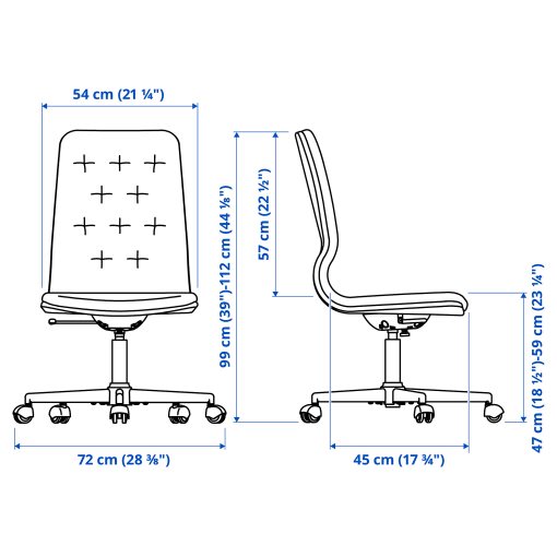 MULLFJÄLLET, conference chair with castors, 804.724.92