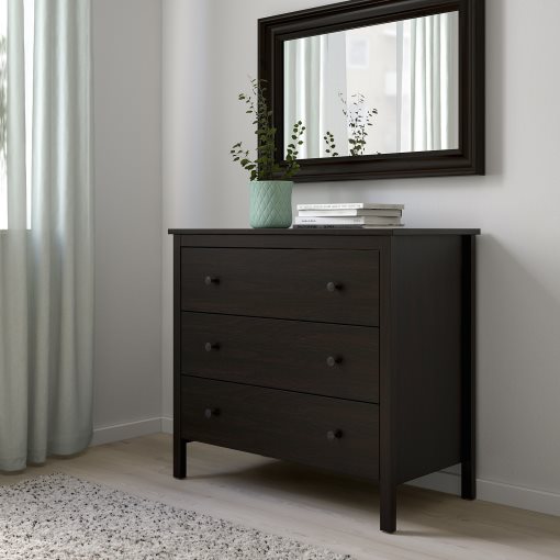 KOPPANG, chest of 3 drawers, 90x83 cm, 804.811.18