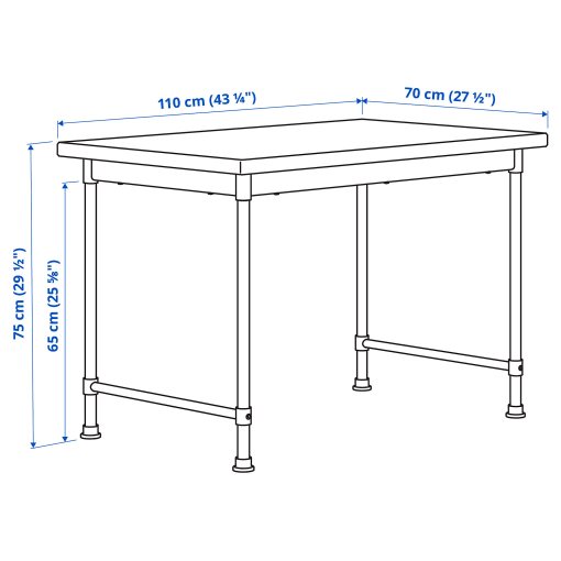 KULLABERG, desk, 110x70 cm, 804.994.44