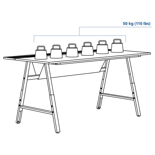 UTESPELARE, gaming desk, 805.076.27