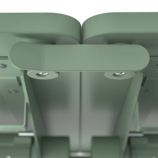 MITTZON, foldable table with castors, 140x70 cm, 805.279.51