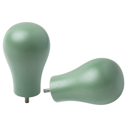 VITSKRÅP, finials/wood, 1 pair, 805.612.71