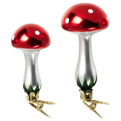 VINTERFINT, tree ornament/mushroom, set of 2, 805.814.10