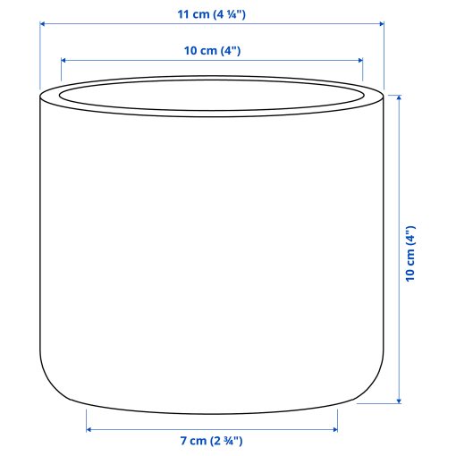 BUSKKAPRIFOL, plant pot in/outdoor, 9 cm, 805.958.98