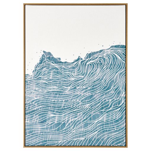 BLODFLÄDER, πίνακας/Ναζαρέ, 50x70 cm, 806.019.17