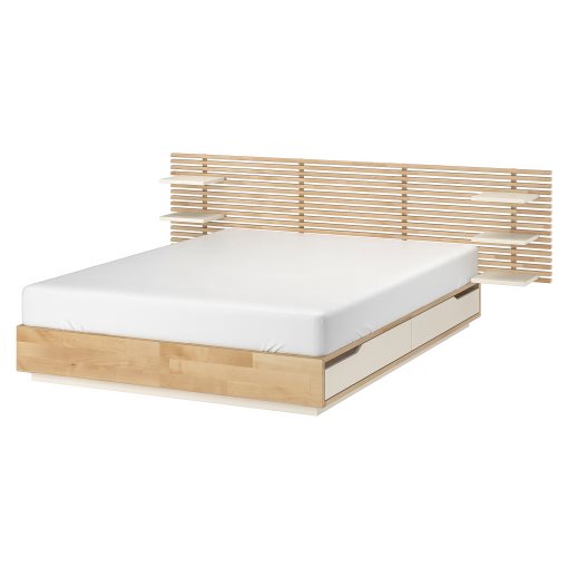 MANDAL, bed with headboard, 160x202 cm, 890.949.48