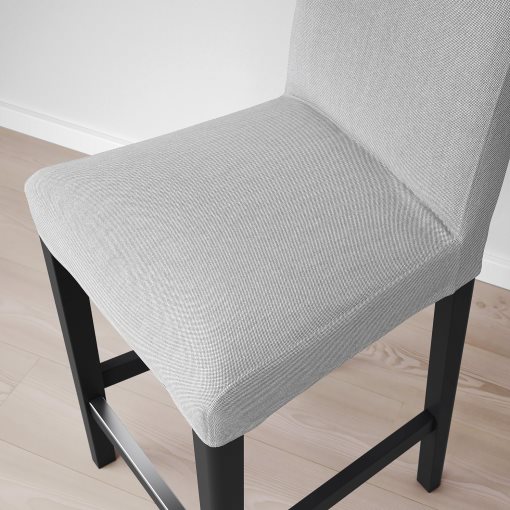 BERGMUND, bar stool with backrest, 62 cm, 893.881.73