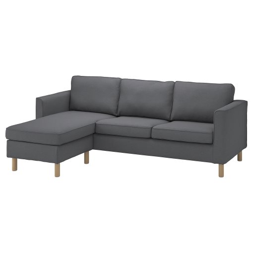 PÄRUP, 3-seat sofa with chaise longue, 893.898.27