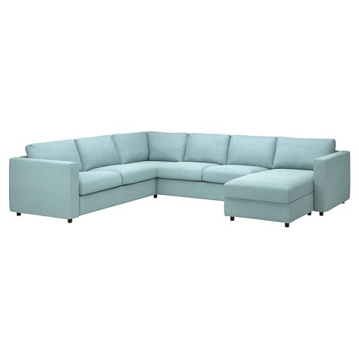 VIMLE, corner sofa, 5-seat with chaise longue, 893.996.90