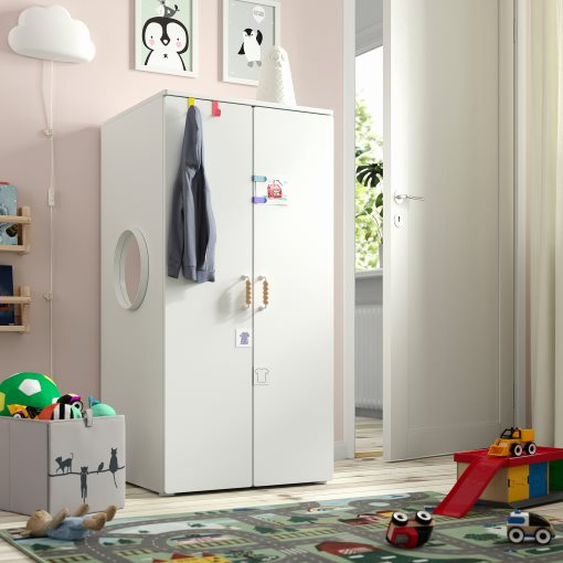 SMASTAD/PLATSA, wardrobe, 60x57x123 cm, 894.282.73