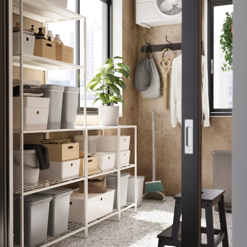 JOSTEIN, shelving unit/in/outdoor, 182x40x180 cm, 894.373.00