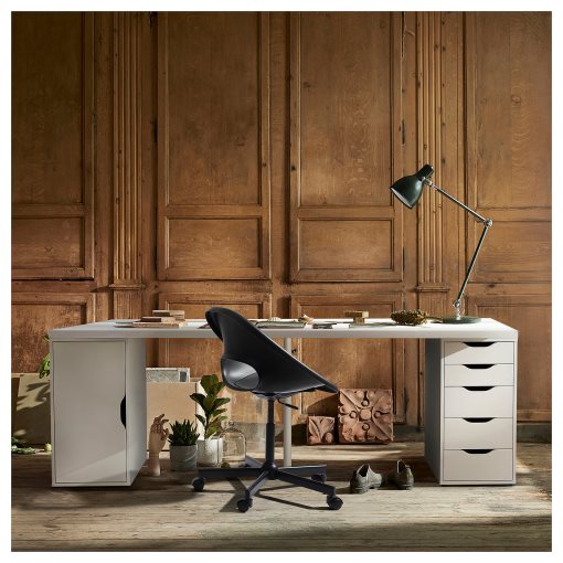 LAGKAPTEN/ALEX, desk, 200x60 cm, 895.216.95