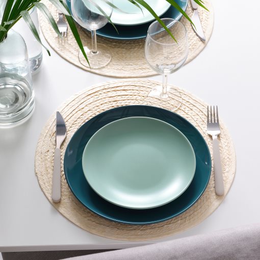 FÄRGKLAR, side plate/matt, 4 pack, 20 cm, 904.771.68