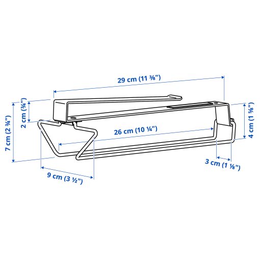 PÅLYCKE, clip-on multi-purpose rack, 905.344.37