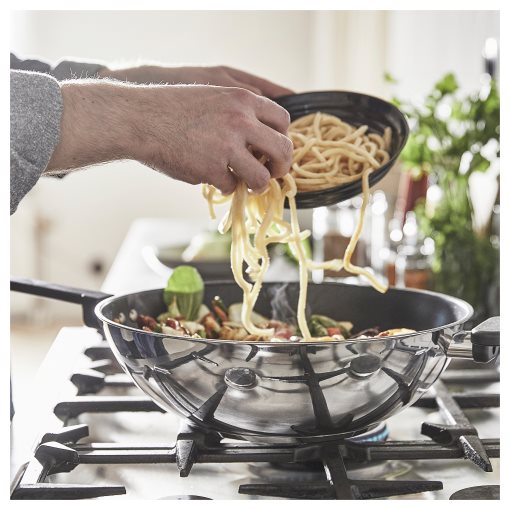 MIDDAGSMAT, wok/non-stick coating, 32 cm, 905.452.28