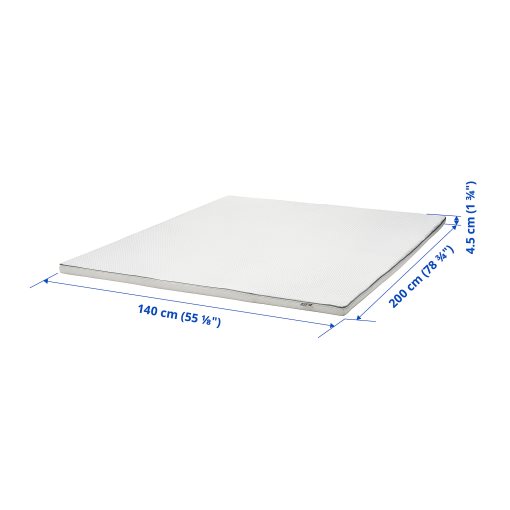 NÄSTABERG, mattress pad, 140x200 cm, 905.596.25