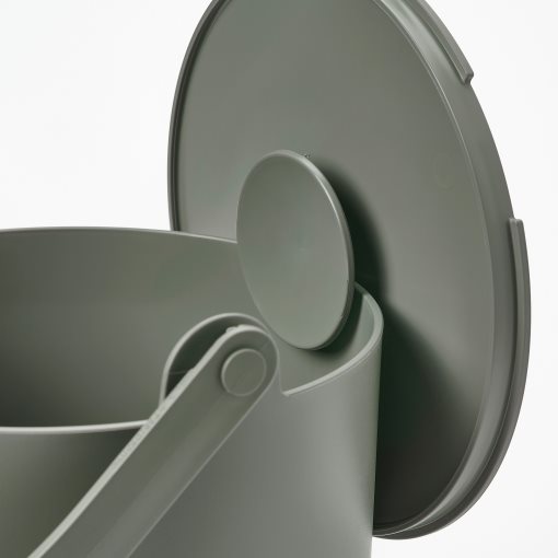 FARMARKVAST, bin with lid for organic waste, 4 l, 905.670.03