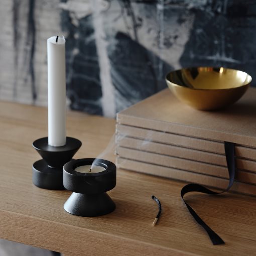 STOCKHOLM 2025, candlestick/tealight holder/set of 2, 6 cm, 905.905.03