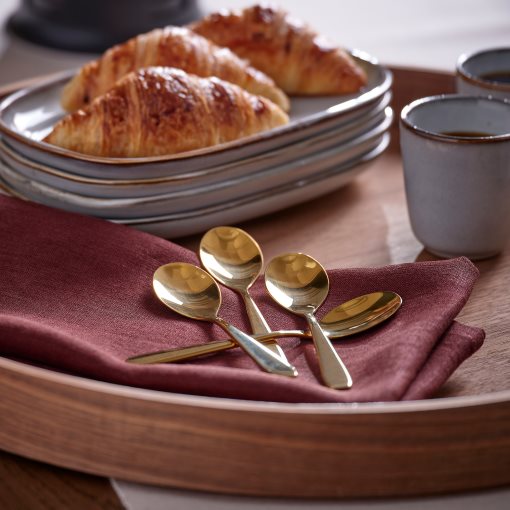 TILLAGD, coffee spoon/4 pack, 12 cm, 906.059.67