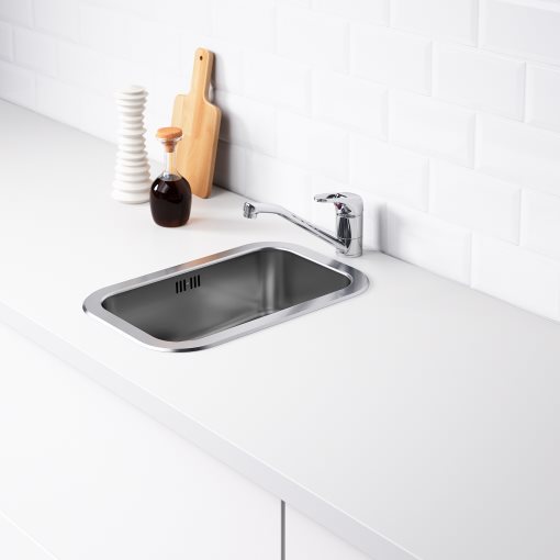 BOHOLMEN, inset sink 1 bowl, 47x30 cm, 991.575.01