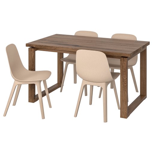 MORBYLANGA/ODGER, τραπέζι και 4 καρέκλες, 992.460.98