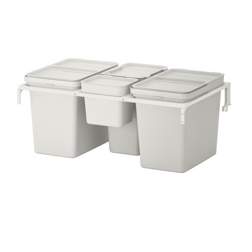 HÅLLBAR, waste sorting solution for METOD kitchen drawer, 55 l, 993.096.94