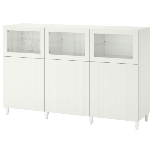 BESTÅ, storage combination with doors, 180x42x112 cm, 993.843.39
