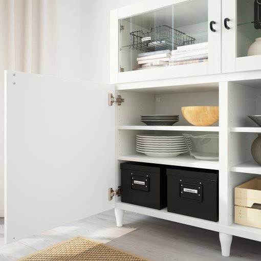 BESTÅ, storage combination with doors, 180x42x112 cm, 993.843.39