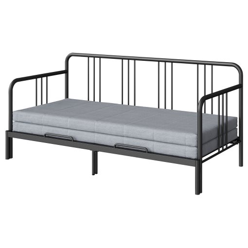 FYRESDAL, day-bed with 2 mattresses, 80x200 cm, 994.280.98