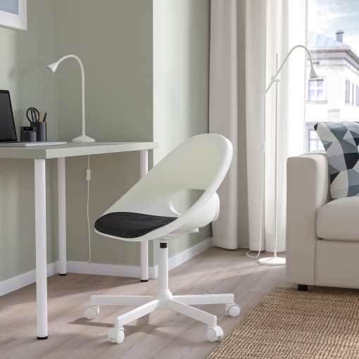 LOBERGET/MALSKAR, swivel chair with pad, 994.454.51