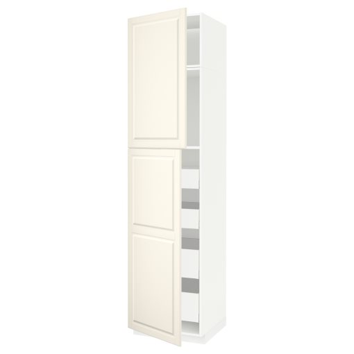 METOD, high cabinet with 2 doors/4 drawers, 60x60x240 cm, 994.666.55