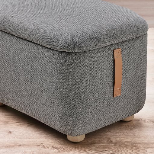 OSKARSHAMN, wing chair with footstool, 994.853.43