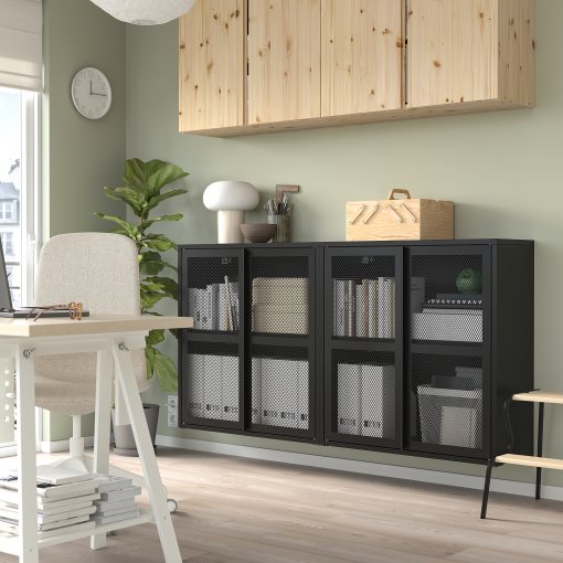 IVAR, cabinet with doors, 160x30x83 cm, 995.081.08