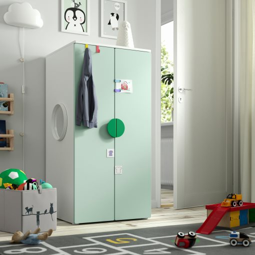 SMASTAD/PLATSA, wardrobe, 60x57x123 cm, 995.440.93