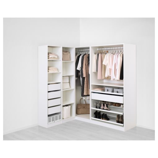 PAX, corner wardrobe, 160/188x201 cm, 995.527.71