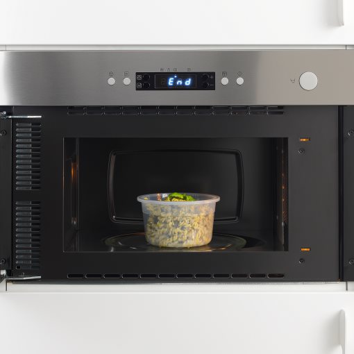 IKEA 365+, δοχείο αποθήκευσης τροφίμων στρογγυλό/πλαστικό, 750 ml, 003.591.45