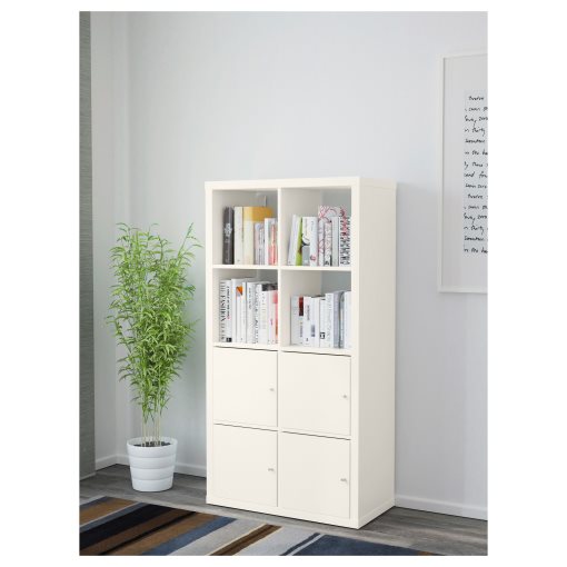 KALLAX, shelving unit with doors, 091.974.36