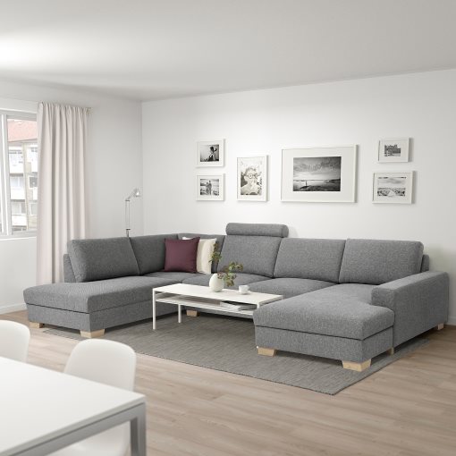 SÖRVALLEN, corner sofa 4-seat with chaise longue/right, 093.041.44