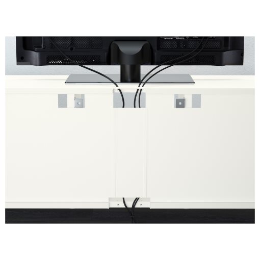 BESTÅ, TV bench with doors/drawer soft closing, 180x42x74 cm, 093.845.55