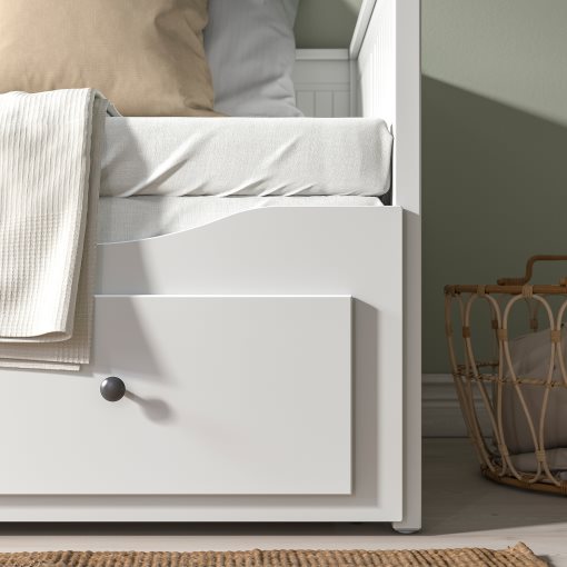 HEMNES, κρεβάτι επισκέπτη day bed 3 συρτάρια/2 στρώματα, 80x200 cm, 093.909.62